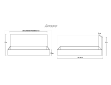 Джеффер с основанием 120x190 рогожка Romeo 04 уцененная-9