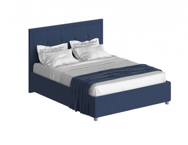 Кровать Димакс Норма+ с п/м синяя-0