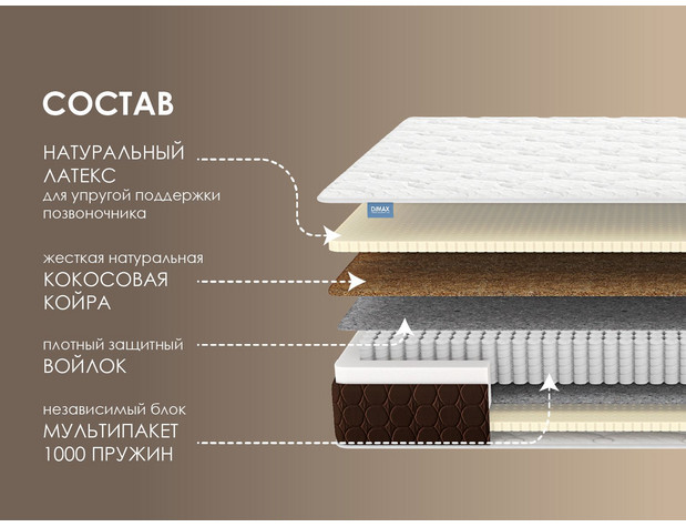 Матрас Димакс Мега Медиум софт-1