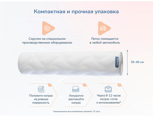Матрас Димакс Relmas Cocos Roll 16-6