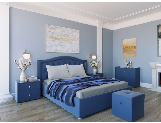 Кровать Димакс Эридан синяя-2