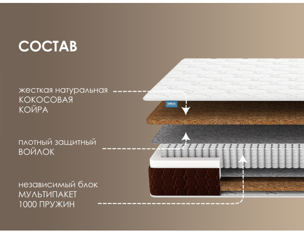 Матрас Димакс Мега хард плюс-1